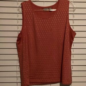 Chico's Sleeveless Coral Tank